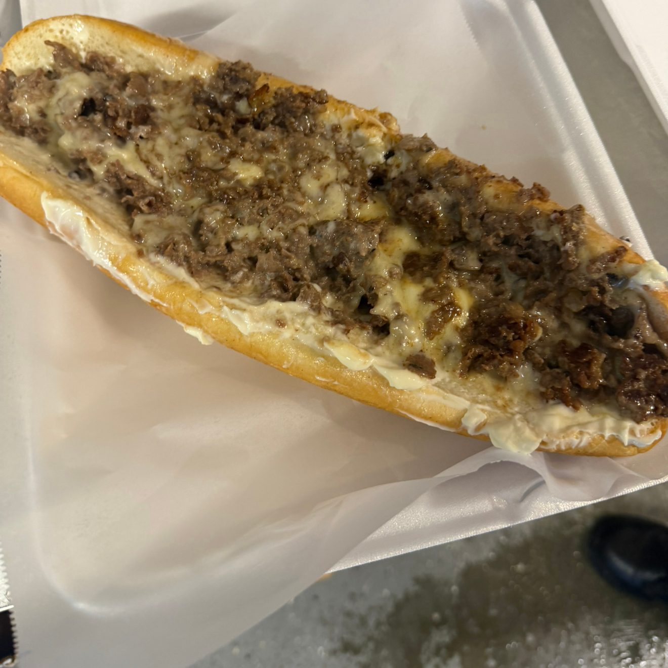 Plain Steak-NO CHEESE.
