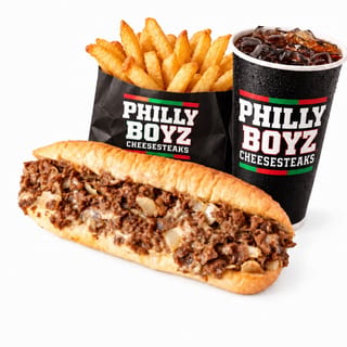 Philly Steak- Fries/Can Soda