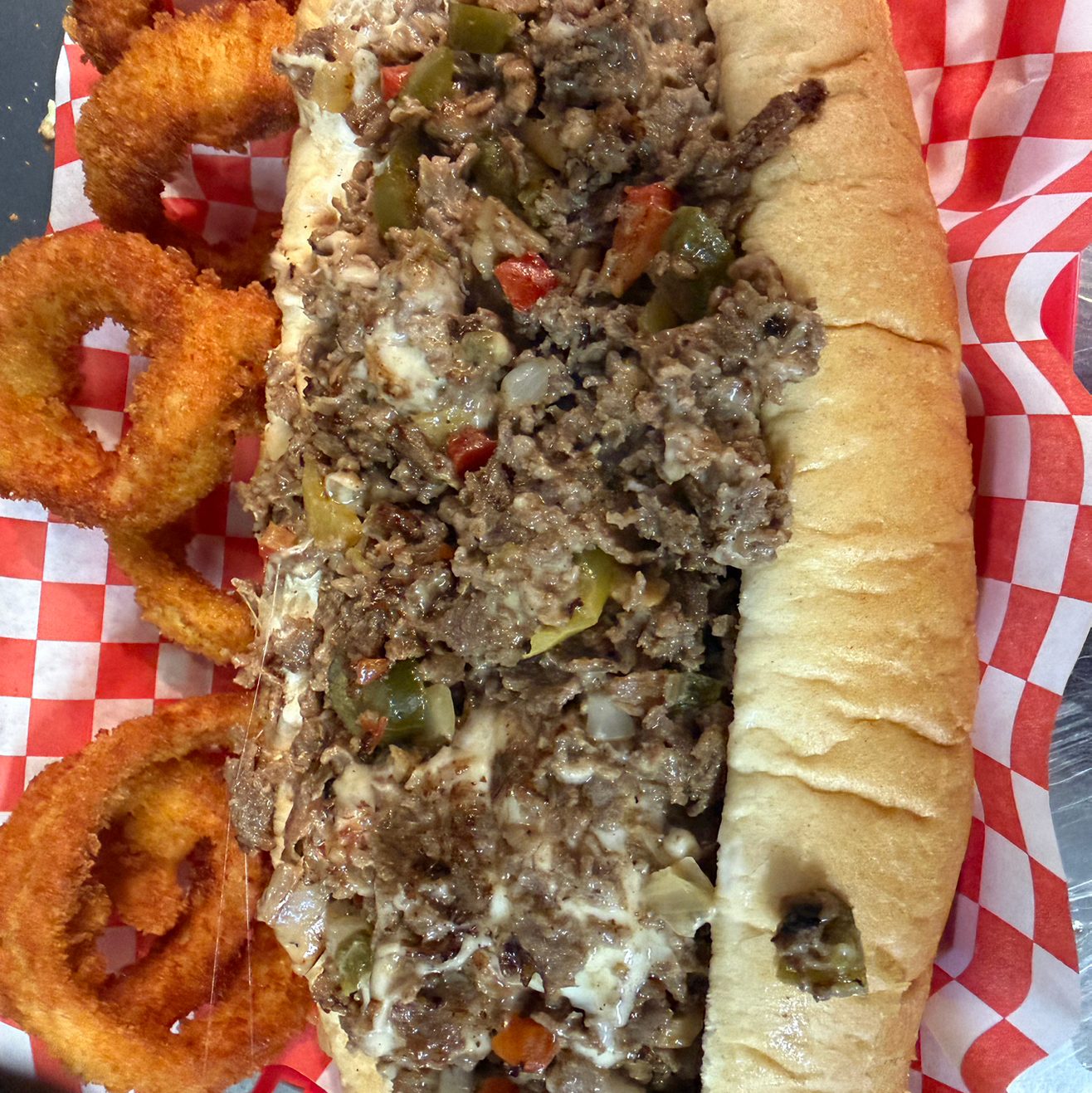 Tyrese Maxey Cheesesteak.