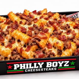 Philly Steak & Bacon Ranch Loaded Fries