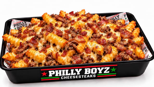 Philly Steak & Bacon Ranch Loaded Fries.