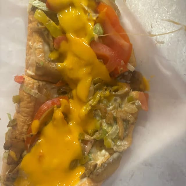 Veggie Philly Cheesesteak.
