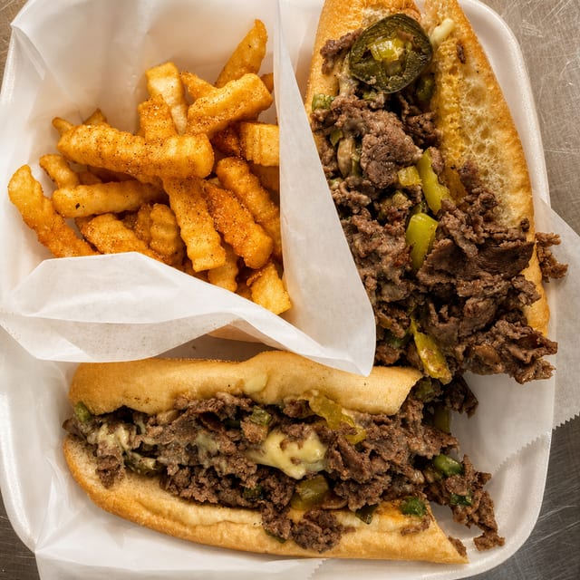 Philly Steak & Bacon Combo.