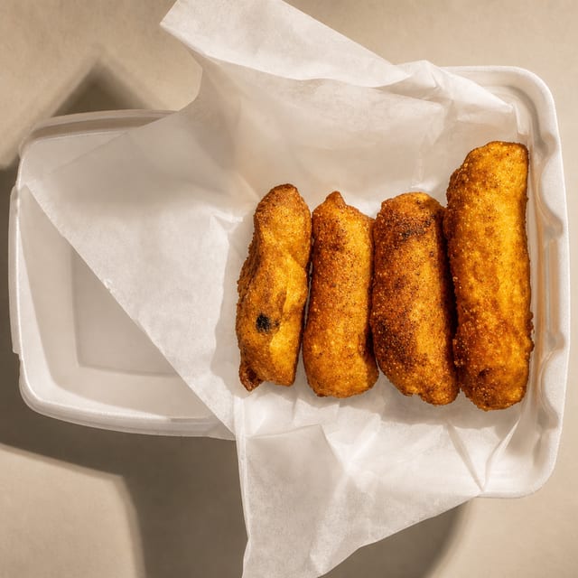 Cheesesteak Egg Rolls.