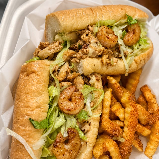 Seafood Philly Cheesesteak.